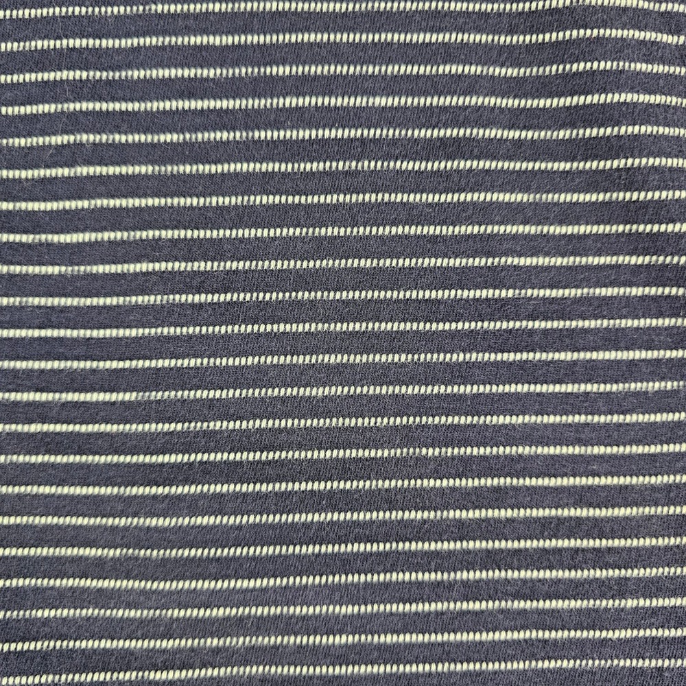 UNTUCKit Lambert Mens XL Navy Blue Striped Long Sleeve Cotton T-Shirt 40810 - Picture 5 of 8